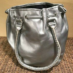 Silver Metallic Handbag